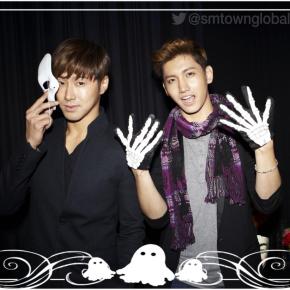 [PIC] 121027 SMTOWN Twitter : Joyeux Halloween de la part de&nbsp;TVXQ