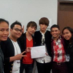 [PIC] 121103 Jaejoong fanmeeting à Jakarta – photo&nbsp;Backstage