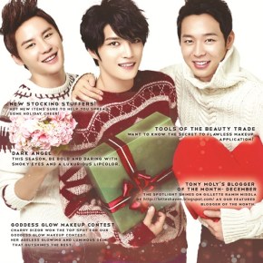 [PIC] 121211 JYJ – Newsletter Tony Moly de&nbsp;Décembre