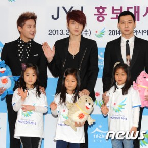 [NEWS] 130220 JYJ “Participer à des évènements d&rsquo;Etat est pour nous une chance de grandir&nbsp;&raquo;… Ambassadeurs des Jeux Asiatiques&nbsp;d&rsquo;incheon