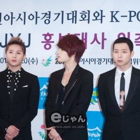 [PICS] JYJ nommés ambassadeurs des jeux asiatiques d’Incheon de 2014 – Partie&nbsp;3