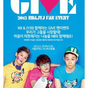 [INFO] 130419 JYJ tiennent leur fan event GIVE… et feront don de l&rsquo;ensemble de leurs&nbsp;bénéfices