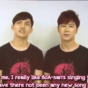 [VID] 130701 Message de Tohoshinki pour l&rsquo;anniversaire du fanclub japonais de BoA (vosta || eng&nbsp;subs)