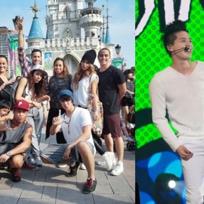 [NEWS] 130807 Junsu de JYJ offre à sa troupe de danse américaine complète une journée au parc d&rsquo;attraction