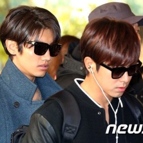 [PIC] 131025 TVXQ à l&rsquo;aéroport de&nbsp;Gimpo