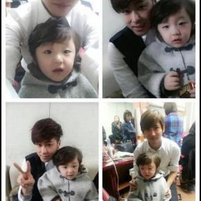 [PICS] 140105 TVXQ avec un petit&nbsp;garçon