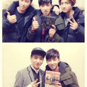 [PIC] 140117 Son Ho Jun avec&nbsp;TVXQ!