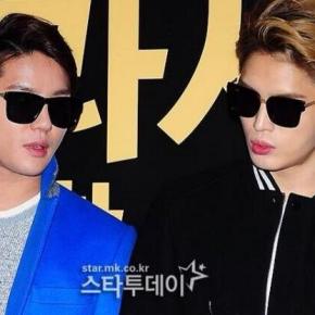 [VID] 140214 TV DAILY: Junsu & Jaejoong à la première VIP de &laquo;&nbsp;Dangerous Rumors