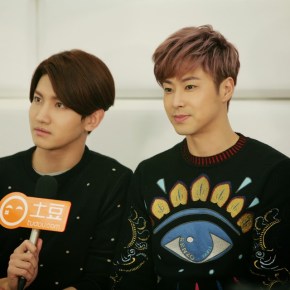 [PIC] 140312 TVXQ lors de leur interview pour&nbsp;Tudou