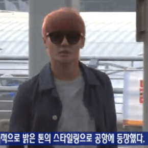 [VID] 140407 Junsu – Aéroport d&rsquo;Incheon en direction de&nbsp;Macau
