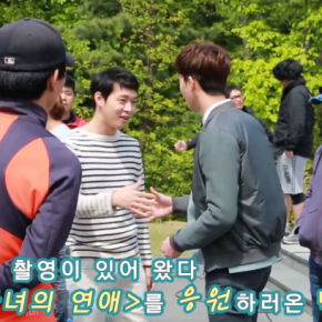 [VID] 140513 Yoochun rend une visite surprise sur le tournage du drama &laquo;&nbsp;A Witch&rsquo;s love&nbsp;&raquo;