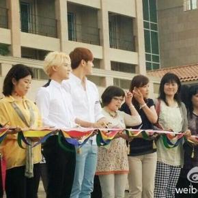 [PIC] 140622 Junsu et Junho à la célébration de fin de construction du Toscana&nbsp;Hotel