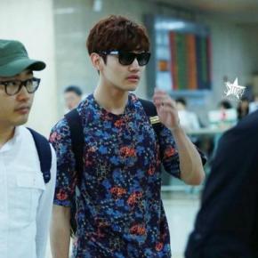 [PIC] 140807 Changmin à l&rsquo;aéroport de Gimpo, de retour en&nbsp;Corée
