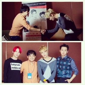 [PIC] 140829 JYJ – Le journaliste Kenh14 interviewe&nbsp;JYJ