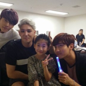 [PIC] 140921 Changmin sur le twitter de Park Minha (après le concert de Super&nbsp;Junior)