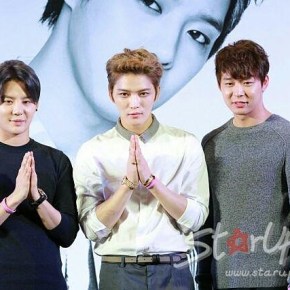 [PIC] 140924 JYJ – Conférence de presse pour &laquo;&nbsp;The Return of the Kings&nbsp;&raquo; à&nbsp;Bangkok