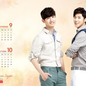 [PIC] 141013 TVXQ – Calendrier &laquo;&nbsp;The Shilla Duty Free&nbsp;&raquo; Septembre/Octobre