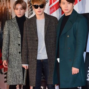 [PIC] 141124 JYJ à la première VIP du film &lsquo;Big&nbsp;Match&rsquo;