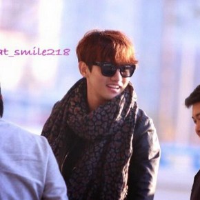 [PIC] 141105 Changmin à l&rsquo;aéroport de Gimpo en partance pour le&nbsp;Japon