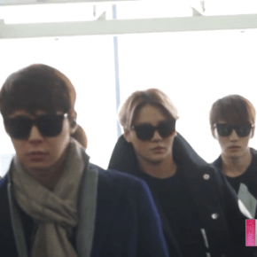 [PIC] 141222 JYJ à l&rsquo;aéroport d&rsquo;Incheon (Corée), puis de Fukuoka&nbsp;(Japon)