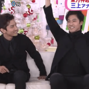[VID] 141218 Tohoshinki dans l&rsquo;émission ‘Mezamashi’