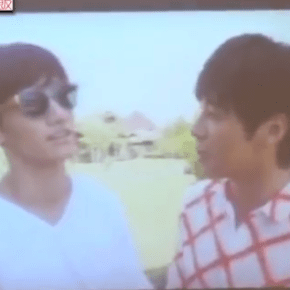 [VID] 141215 TVXQ – Brève apparition de TVXQ lors de la diffusion de leur message de félicitations au mariage de Sungmin&nbsp;(0:41)