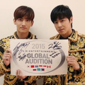 [PIC] 150107 TVXQ pour les &lsquo;2015 S.M Global&nbsp;Audition&rsquo;
