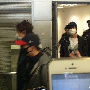 [PIC] 150123 Les TVXQ sont arrivés à l&rsquo;aéroport de Pudong&nbsp;(Shanghai)