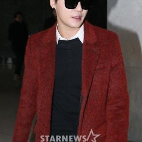 [PIC] 150208 Junsu s&rsquo;est rendu au mariage de Yoon Sanghyun et&nbsp;Maybee