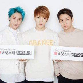 [PIC] 150316 JYJ – Félicitations pour le magazine &laquo;&nbsp;@Star1&nbsp;&raquo;