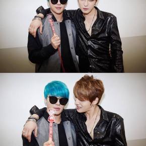 [PIC] 150329 JYJ Official : Jaejoong et Junsu après le concert de Jaejoong le&nbsp;28/03