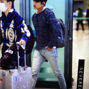 [PIC] 150328 Changmin à l&rsquo;aéroport de Gimpo, de retour en&nbsp;Corée