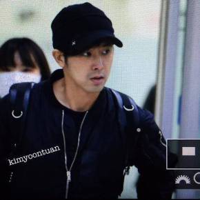 [PIC] 150404 Yunho à l&rsquo;aéroport de Gimpo, de retour en&nbsp;Corée