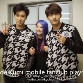 [PIC] 150403 Tohoshinki en coulisses avec Koda&nbsp;Kumi