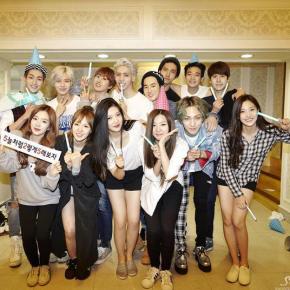 [PIC] 150519 Changmin avec SHINee et d&rsquo;autres après le SHINee World Concert&nbsp;4