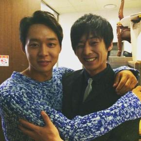 [PIC] 150524 Yoochun avec le MC de son&nbsp;fanmeeting