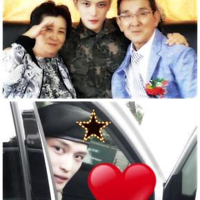 [PIC + TRAD] 150507 Le soldat Jaejoong sur le twitter de sa&nbsp;soeur