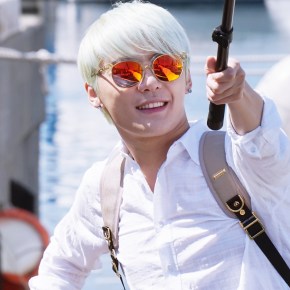 [PIC] 150604 Junsu sur le tournage du CF Busan Diamond&nbsp;Bay