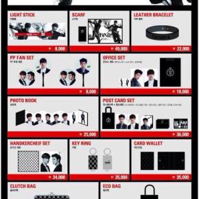 [INFO] 150611 TVXQ ‘SPECIAL LIVE TOUR – T1ST0RY – &…!’ in Seoul – goods&nbsp;officiels