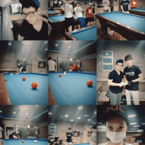 [VID] 150626 Yunho joue au billard avec des&nbsp;amis