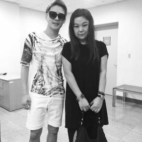 [PIC] 150715 Junsu en loge avant/après une représentation de ‘Death&nbsp;Note’