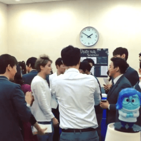 [VID] 150815 Junsu – Dernier cri de guerre avant la dernière représentation de ‘Death&nbsp;Note’