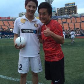 [PIC] 150921 Junsu après le match des FC Men au&nbsp;Japon