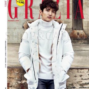 [PIC] 151113 Changmin en couverture du magazine Grazia (édition décembre&nbsp;2015)