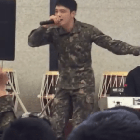 [VID] 160411 Jaejoong à l&rsquo;événement militaire &lsquo;ROKA Logistics&nbsp;Command&rsquo;