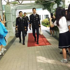 [PIC+FANCAMS] 160718 Changmin – Evénement au &lsquo;Kyongbok Business High&nbsp;School&rsquo;