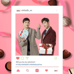 [GIF+TRAD] 180207 TVXQ! sur l&rsquo;Instagram de &lsquo;The Shilla Duty Free&rsquo; (événement Saint&nbsp;Valentin)
